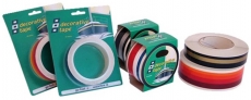 Waterline/Hull Tape die Farben ohne wei abgesetzt orange-rot-rotbraun
