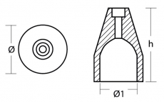 Orvea Propeller Anode Durchmesser 56mm Zink