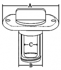 NIRO Lenzstecker NIRO 316 mit Stecker aus Niro