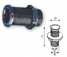 Lenzr�hre schwarzer Kunststoff, C= 62 mm
