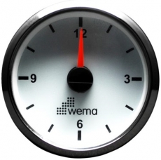 Uhr WEMA weiß 12 bis 24V Uhr WEMA weiß 12 bis 24V