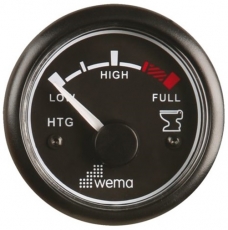 Anzeige Schmutzwasser schwarz 240-33 Ohm WEMA Serie Black White Anzeige Schmutzwasser schwarz 240-33 Ohm WEMA Serie Black White