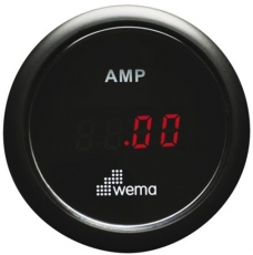 Amperemeter Kit WEMA Serie Black White schwarz Amperemeter Kit WEMA Serie Black White schwarz