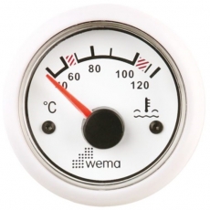 Wassertemperatur Anzeige WEMA Serie Black White weiß Wassertemperatur Anzeige WEMA Serie Black White weiß