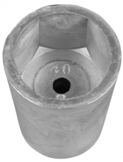 Radice Propeller Anode Typ Exagonal shaft 22-25mm Zink / Messing Durchmesser 8mm