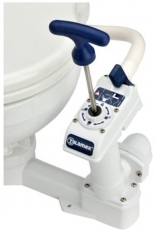 Toilette mit Handpumpe Turn2Lock Superkompakt low Talamex