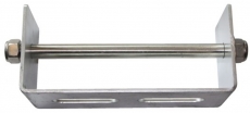 Bgelhalter fr Trailerrolle Kiel und Mittelrollen Fr Rollenlnge 75 mm
