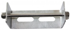 Bgelhalter fr Trailerrolle Kiel und Mittelrollen Fr Rollenlnge 125 mm