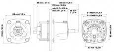 GOTECH-OB Hydraulisches Steuersystem bis 115PS fr Frontmontage Aussenborder