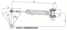 Zylinder fr Innenbordsysteme UC215-I