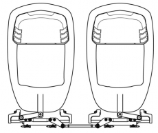 Kupplungstange, doppelt A95-37,5
