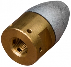 Riva Propeller Anode mit Bohrung shaft 20-30mm Zink 14x1,5mm