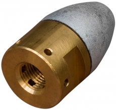Riva Propeller Anode mit Bohrung shaft 20-30mm Zink 18x1,75mm