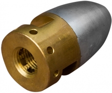 Riva Propeller Anode ohne Bohrung shaft 20-30mm Zink 18x2mm