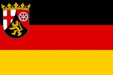 Flagge Rheinland-Pfalz 200 x 300mm Flagge Rheinland-Pfalz 200 x 300mm