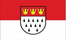 Flagge Köln 300 x 450mm Flagge Köln 300 x 450mm