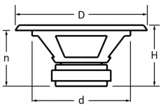 Subwoofer 10 wei - wasserdicht - UV-bestndigt