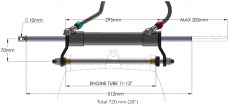 Hydrodrive MF75W Außenborder Hydrauliksystem für Motoren bis 75 PS