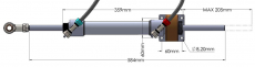 Hydrodrive MU75-TF Innenborder Hydrauliksystem fr Boote bis 12 mt