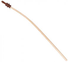 Flaggenstock mit Zierknopf Esche, lackiert gebogene Ausführung Länge 100cm Flaggenstock mit Zierknopf Esche, lackiert gebogene Ausführung Länge 100cm