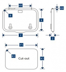 Modell 44 Luke OCEAN von LEWMAR mit Flanschprofil 25mm