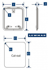 Medium Profile Luke von Lewmar Modell Gre 44