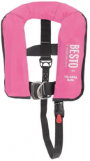 Besto Automatik Junior 100N Rettungswesten rosa Besto Automatik Junior 100N Rettungswesten rosa