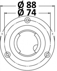 Clever Einfllstutzen Formdeckel  50 mm Diesel