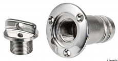 Lenzstopfen für Bilge rostfreiem Edelstahl AISI 316 Flansch 60mm Lenzstopfen für Bilge rostfreiem Edelstahl AISI 316 Flansch 60mm