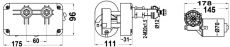 Motor f. Wischarme u. Wischbltter 24 V 50 W