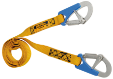 Euro Lightline Sorgleine 2 m + 2 Karabinerhaken Schnellabwurf Euro Lightline Sorgleine 2 m + 2 Karabinerhaken Schnellabwurf