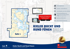 Papierkartensatz 1 - Kieler-Bucht und Rund Fünen Papierkartensatz 1 - Kieler-Bucht und Rund Fünen