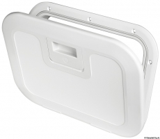 Inspektionsluke, 380x280 mm, PUSH PULL Ausführung, weiß Inspektionsluke, 380x280 mm, PUSH PULL Ausführung, weiß