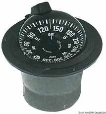Riviera Kompass Einbaumodell 5 Zoll schwarz Version: Standard Normal Riviera Kompass Einbaumodell 5 Zoll schwarz Version: Standard Normal