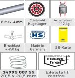 1 Rolle, durchgehender Bgel