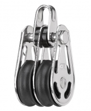 Sprenger 6mm Gleitlagerblock mit 2 Rollen und Bügel Sprenger 6mm Gleitlagerblock mit 2 Rollen und Bügel