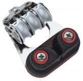 3 Rollen mit Schotklemme und Bügel 3 Rollen mit Schotklemme und Bügel