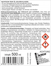 Yachticon Teak l Golden Klassik 500 ml