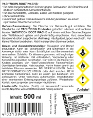 Yachticon Boot Wachs 500 ml