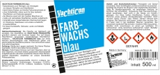 Yachticon Farbwachs blau 500 ml