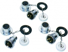 Stecker und Buchse Wasserdicht 3 polig Stecker und Buchse Wasserdicht 3 polig