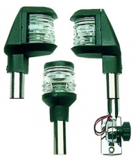 Klappbarer Lampenschaft Compact, Bug 225, schwarz