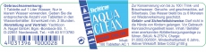 Aqua Clean AC 1 ohne Chlor 100 Tabletten Konserviert das Trinkwasser bis zu 6 Monate.