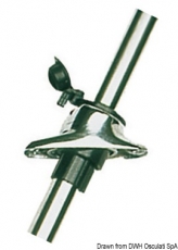 LED-Topplicht 360 Classic, abziehbares und geneigtes Modell mit Flaggensen, wei