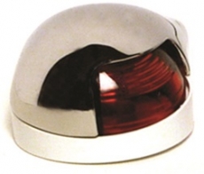 Navigationslicht aus rostfreiem Edelstahl, links ROT