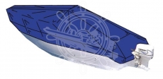 Persenning fr offene Boote mit zentralen Steuerstand Bootslnge 7,00 - 7,70 / 340cm