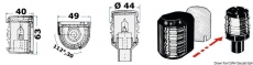 Navigationslicht Utility Compact, rechts, wei grn 112,5 Grad
