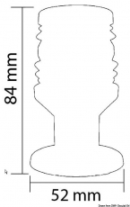 Navigationslicht Utility Compact, Rundumlicht, wei� 360 Grad