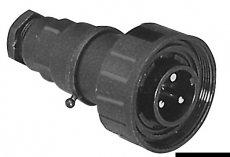 2poliger Stecker, mnnlich 10A zugelassen gem NATO Norm