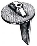 Anode fr Motorfe von Mercury/Mercruiser Zink